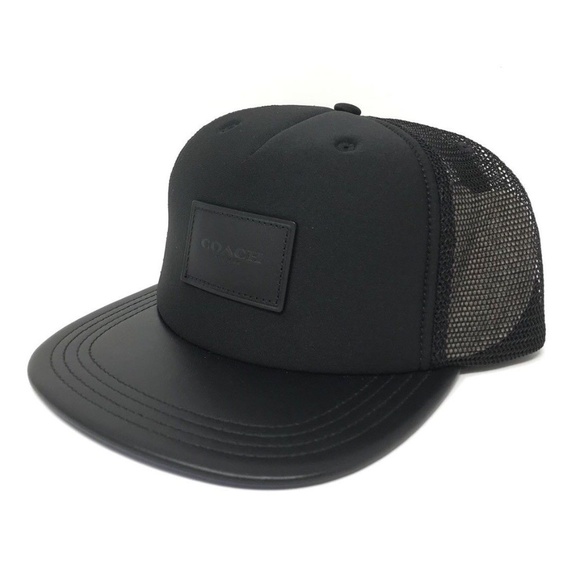 Coach Other - Coach F28487 Men’s Neoprene Flat Blue Hat Cap